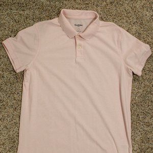 Good Fellow Men's Pink Polo Shirt